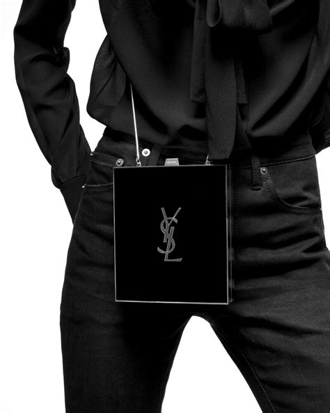 ysl plexiglass bag|Saint Laurent Tuxedo Box Bag .